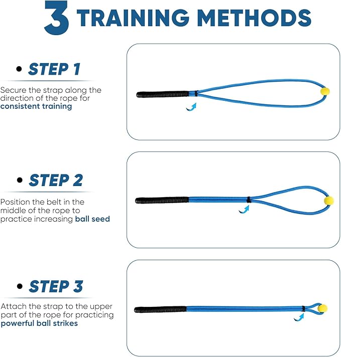 Golf Rope Swing Trainer Professional Golf Swing Rope Training Aid Improved Golfers Swing Speed, Rhythm, Flexibility and Strength Golf Training Aid for Men Women Gift