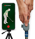 SnapSwing Golf Swing Training Analyzer – Remote Bluetooth Shutter for Smartphones – Record & Photograph Your Swing from Club Grip – Lightweight, Rechargeable, Fits Any Golf Club – Golf Training Aid