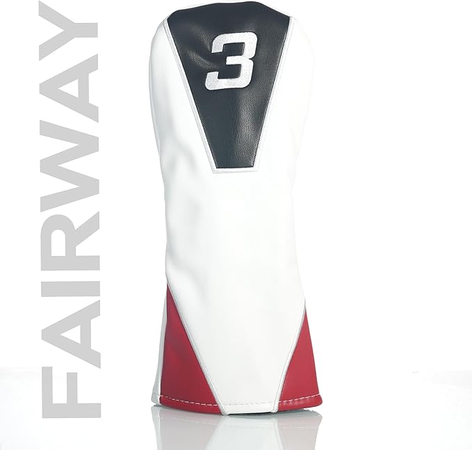 Single Headcover, Easy Slip-On Easy-Off Golf Club Headcover, Fleece Lined Interior, Water Resistant and Durable Shell, Individual Retail Sport Pack