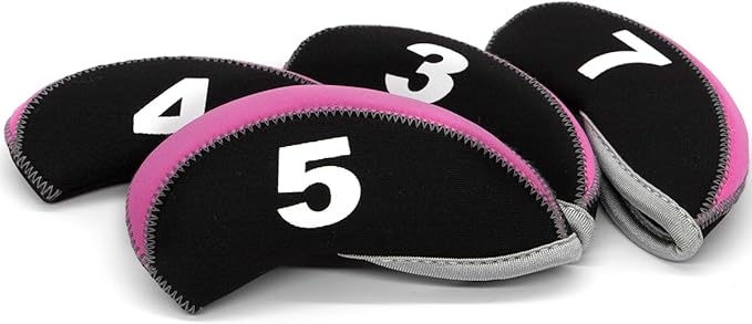 Golf Iron Covers for Golf Clubs Neoprene Golf Iron Cover Set 11pcs/10pcs Golf Iron Headcovers Golf Club Head Covers Fit All Brands