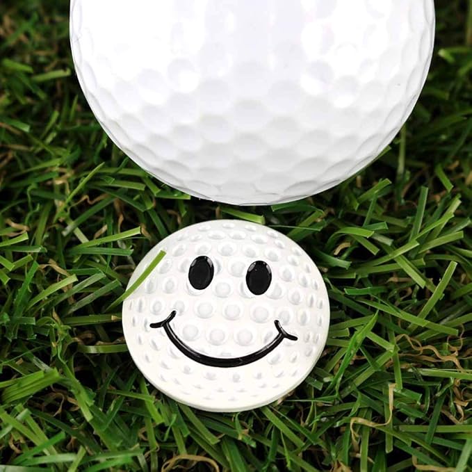 Myartte Creative Golf Ball Marker Soft Enamel Golf Markers 24.4MM Assorted 5 Pcs