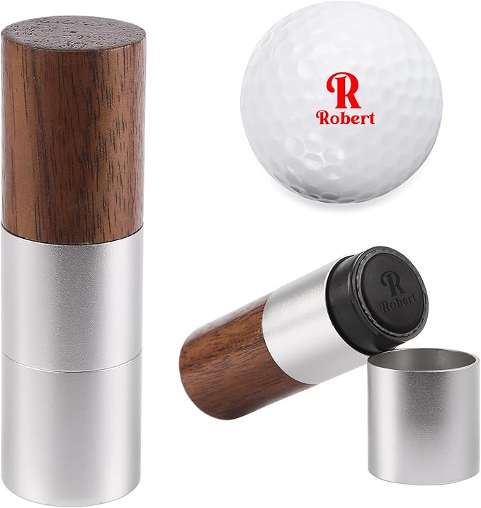 Personalized Name Golf Ball Stamper, Gifts for Men Dad Husband, Self-Inking Golf Ball Stamp Markers, Golfer Gift Golfing Accessories