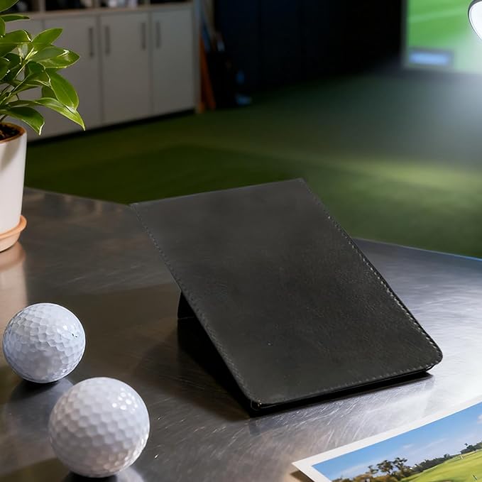 Golf Card Holder - Portable Score Display,Golf Card Holder Notebook | for Practice Training Indoor Home Backyard Sports Club Recreation Competition Entertainment Simulation