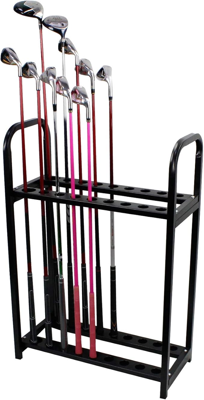 Crestgolf Acrylic Golf Club Organizers Golf Club Display Golf Putter Rack (18-hole)