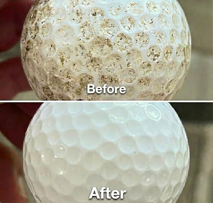 Wash-E Electric Golf Ball Cleaner – Motorized, USB-C Rechargeable, Sleek Compact Design, Portable On-Course Golf Ball Washer – Premium Golf Gift & Golf Bag Accessory