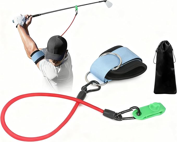 Golf Swing Training Aid, Ergonomic On-Course Postures Corrector Tool, Golf Warm-Up Training Rope Aid, for Women Men Adults Athletes Cyclists Golfers Wife Husband Son Daughter