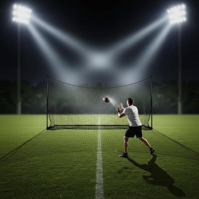 Black Polyester Golf Practice Fence Net, Heavy Duty Golf Ball Barrier Net, Indoor Outdoor Portable Golf Seine Net, Golf Batting Net, Adjustable Protective Net for Backyard