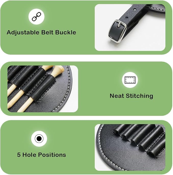 Custom Leather Golf Tee Holder Personalized Photo Logo Pattern Customized Split Name Golf Bag Tag Organizer Tees Cover, Accessories Gift for Golfers Men Women Father Dad Grandpa Uncle, Birthday