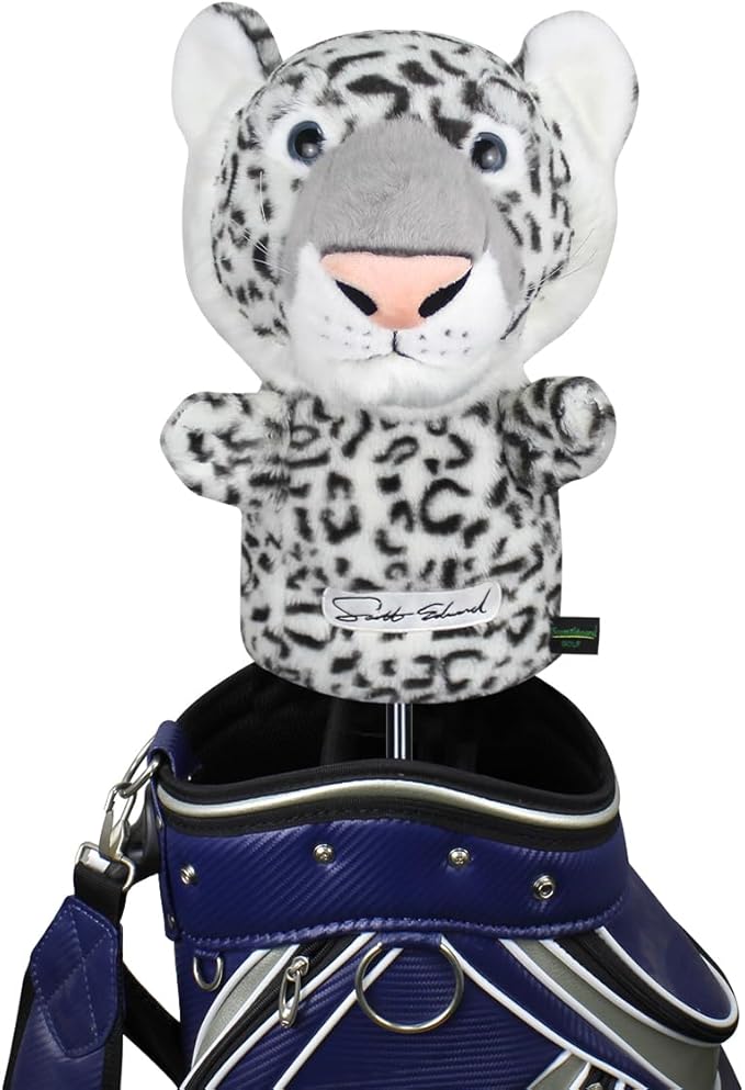 Scott Edward Golf Club Cover Fit Well for Driver or Fairway Wood Golf Club, Funny Cute Animal Design Soft Functional Golf Headcover Stylish Protection for Your Clubs for Men and Women