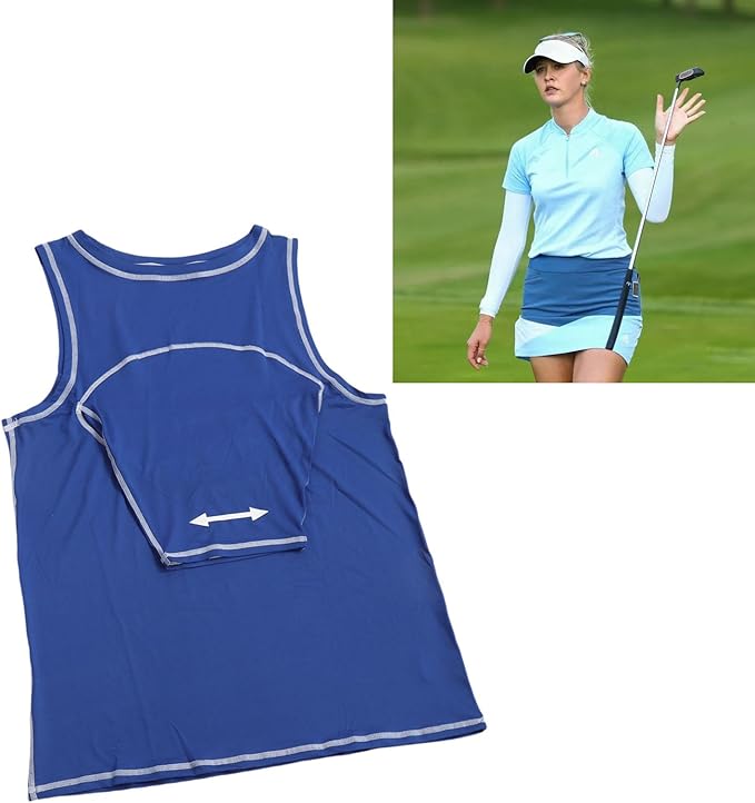 Club Swing Training Vest, Golf Posture Shirt with Swing Training Aid Blue S Lightweight for Outdoor Golf Practice Arm Body Alignment