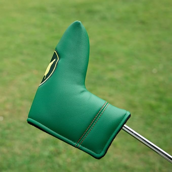 Montela Golf Putter Covers Mallet Putter Headcover Blade Putter Covers Golf Club Covers Leather Putter Head Covers Golf Headcover with Magnetic for Scotty Cameron Taylormade Callaway Titleist Odyssey