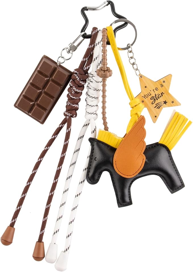 Georgie Porgy Bag Charms Keychains Handbag Accessories for Women Purse Backpack Sports Bag Pendant Cute Unique Gift for Girls