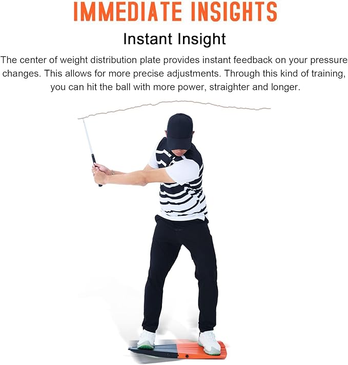 Golf Balance Board 3 – Modes Teaching Tool, Vibration Feedback Glof Swing, Trainer Beginners Club Practice & | Beginners Club Practice & Drills, Increased Power & Swing Rhythm Compact