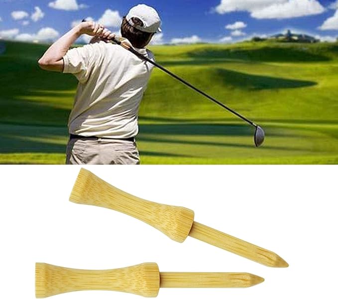 Step Down Golf Tees 2-1/8"or 2-3/4"or 3-1/4" 100 Count Wooden Golf Castle Tees