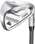 COOLO Graphite Golf Irons, Provide More Speed and Control, Beginner/High Handicap/Seniors/Ladies, Reduced Strain on Elbows and Wrists, Right&Left Handed