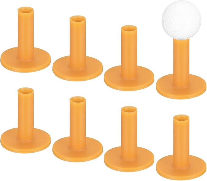 Rubber Golf Tees - Flexible Stable Ball Holder Use for Home & Outdoor & Indoor Tall Training Driving Range - [] Hitting Mats