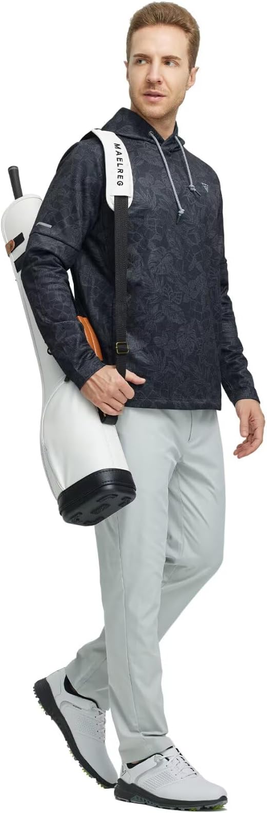 Hoodies for Men Golf Fleece Hooded Sweatshirts Dry Fit Athletic Lightweight Casual Midlayer Mens Hoodies Pullover