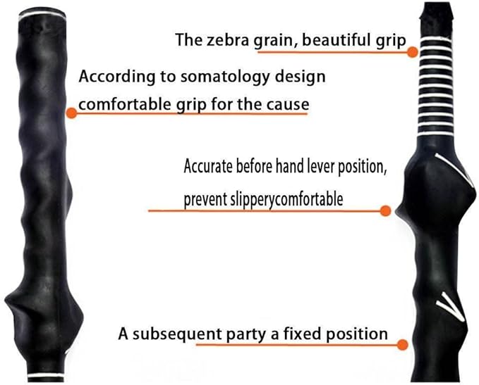 traderplus Right-Handed Golf Swing Training Grip Trainer, Black