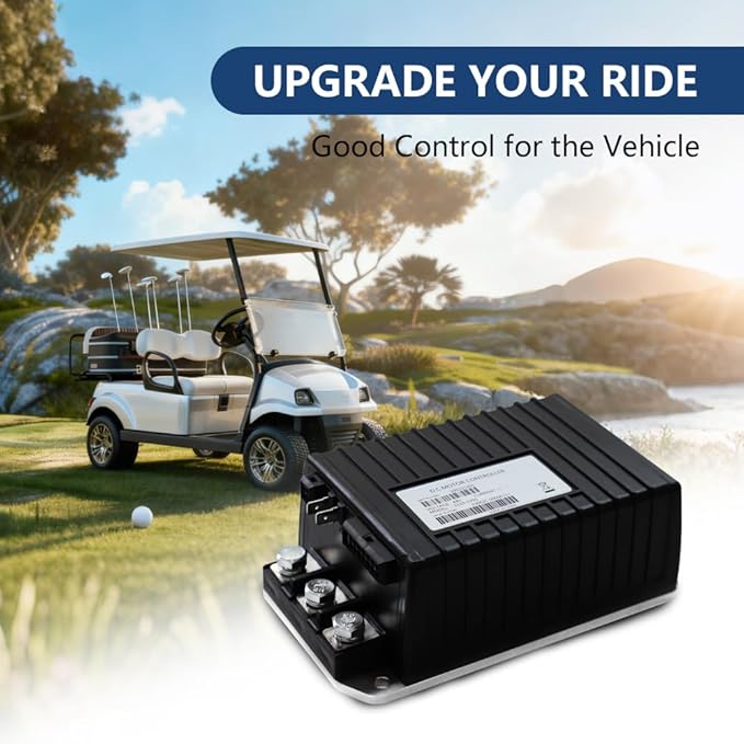 1510-5201 Golf Cart Controller, Golf Cart Motor Controller for Club Car DS & Precedent 2000-2009, 48V 250A Speed Controllers Compatible with Curtis, MCOR 5K-0 Throttle Type, IQ System, 101956501