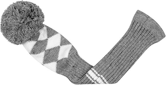 Scott Edward Knit Wood Golf Club Head Covers 4 Pieces Knitted Item Fit Over Well Driver Wood(460cc) Fairway Wood and Hybrid(UT)