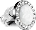 Golf Ball Marker Hat Clip with Ceramic Crystal Ball Marker (20mm Small Size) Gifts Accessories for Golfers