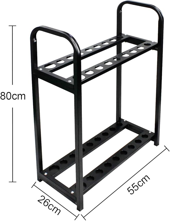 Crestgolf Acrylic Golf Club Organizers Golf Club Display Golf Putter Rack (18-hole)