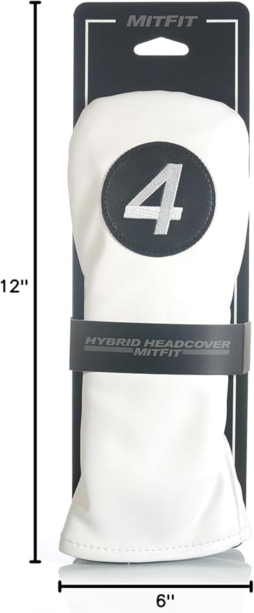 Single Headcover, Easy Slip-On Easy-Off Golf Club Head Cover, Fleece Lined Interior, Water Resistant and Durable Shell, Individual Retail Pack