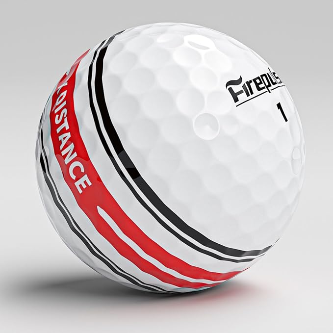 FIREPULSE X Distance Golf Ball 72count(6dozen)+ X Soft Fluorescent Matte Golf Balls 12count(1dozen) | 2-Piece Construction | Surlyn Cover | 360 Track Alignment