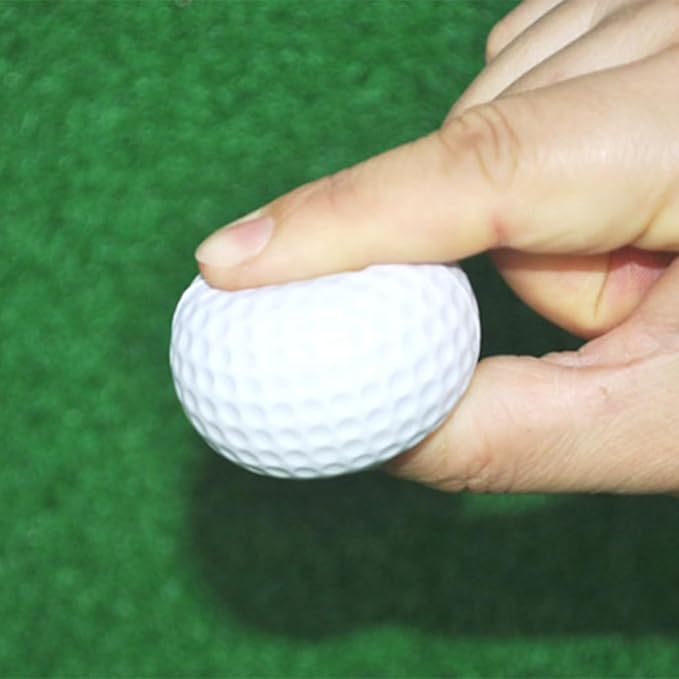 10 Pack Pu Foams Golf Practice Ball Realistic Feel Flight Training Ball for Indoor Outdoor Ball Colored