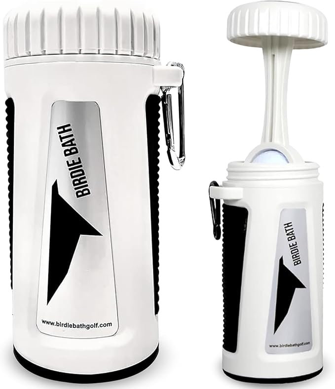Birdie Bath Portable Golf Ball Cleaner - Ultimate Personal Golf Ball Washer