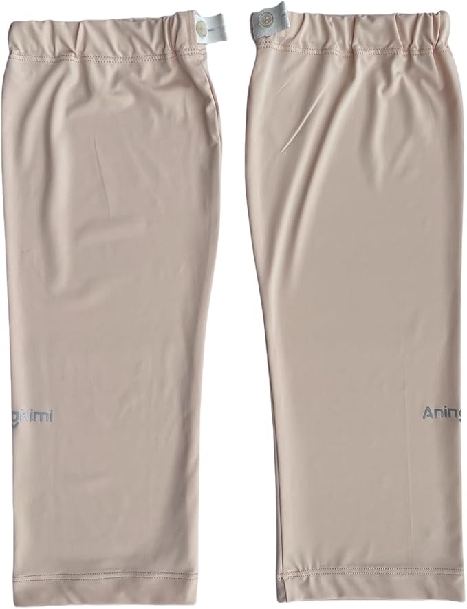 UPF 50+ Sun Protection Arm Sleeves Elastic band Adjustable Cuff Loose Fit Non-Sticky Airflow Friendly Outdoor