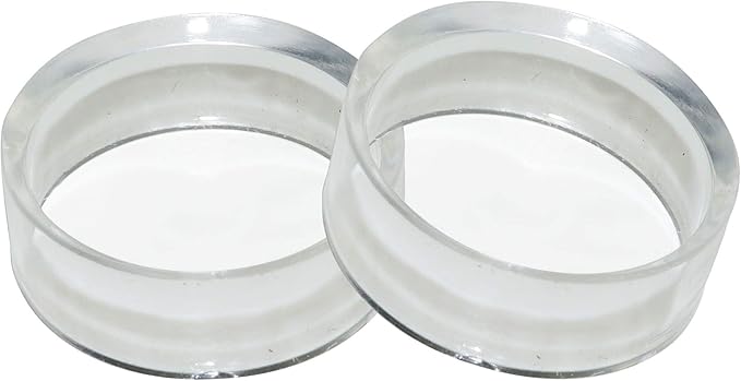 IFAMIO 20 Pcs Round Baseball Stands 1.25 Inch Clear Ring Acrylic Display Holders for Golf Ball, Baseball, Softball, Tennis Ball, Spheres, Marbles, Collections