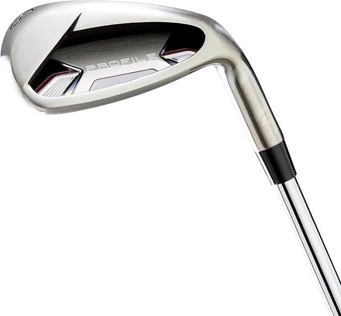 Wilson Senior Profile Complete Golf Set with Cart Bag - Right Hand, Senior, Red/Black/Silver
