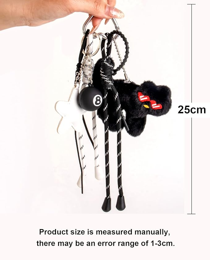 Georgie Porgy Bag Charms Keychains Handbag Accessories for Women Purse Backpack Sports Bag Pendant Cute Unique Gift for Girls