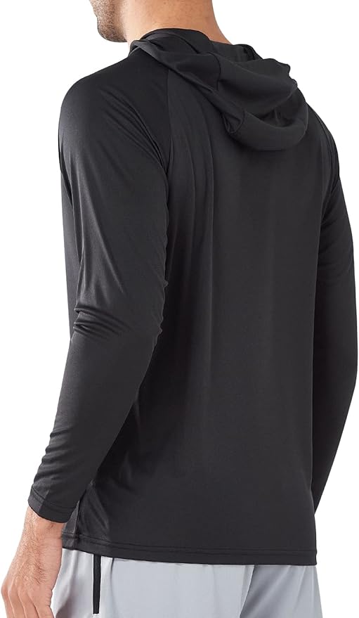 NORTHYARD Men's UPF 50+ Hoodie Shirts Long Sleeve Sun Protection Fishing Swim Beach UV SPF Rash Guard Quick Dry Lightweight