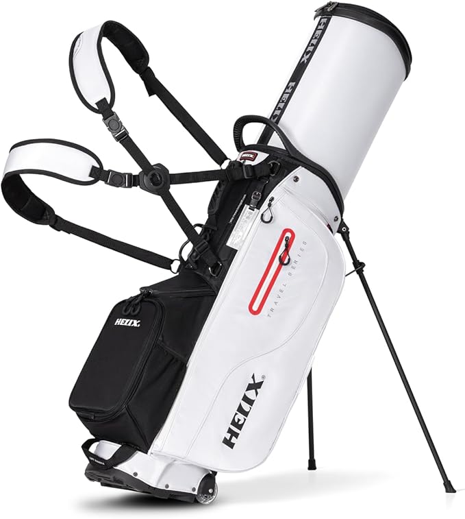 HELIX Retractable Golf Stand Bag with Wheels