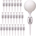 Plastic Golf Tees, Pack of 25, for Height Consistency, Excellent Durability and Stability Tees, Golf Gift for Men Women and Children, Golf Accessories