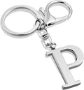 LAXPICOL Gold Letter A-Z Keychain for Women Bag Charms Purse Charms For Handbags Metal Alphabet Initial Letter Keychain