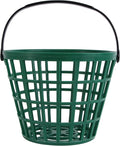 YARNOW Golf Ball Basket with Handle Nylon Golf Ball Container Golf Ball Bin (Green, Golf Balls are Excluded)