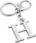 LAXPICOL Gold Letter A-Z Keychain for Women Bag Charms Purse Charms For Handbags Metal Alphabet Initial Letter Keychain
