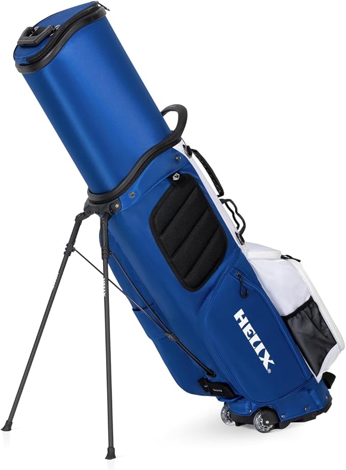 HELIX Retractable Golf Stand Bag with Wheels