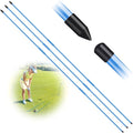 FINGER TEN Golf Alignment Sticks Rods Swing Trainer Tools 48 Inch 2 Or 3 Pack, Fits in Golf Bag Tour Stickers Practice Training Aid