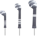 LeFeng 3Pcs Golf Club Covers, Knitted Golf Club Covers for 460cc Driver Fairway Woods and Hybrid