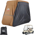 KEMIMOTO Golf Cart Cover, 2/2+2/4/4+2/6/6+2/8 Passenger Heavy Duty Golf Cart Rain Covers with Storage Bag Universal Compatible with EZGO Club Car