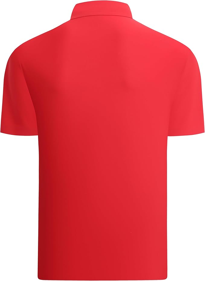 Alex Vando Mens Golf Shirt Moisture Wicking Performance & Polished Style Polo Shirts for Men