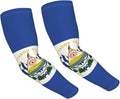 Cute Flag Arm Sleeves Cooling Sun Protection Sports Flag Sleeves for Men Women