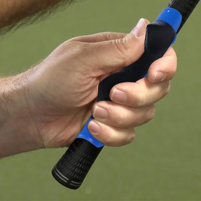 Golf Grip Trainer Attachment for Kids and Woman Beginner Training Equipment for Improving Hand Positioning on Golf Club Right Handed Golf Swing Trainer 6 Inches