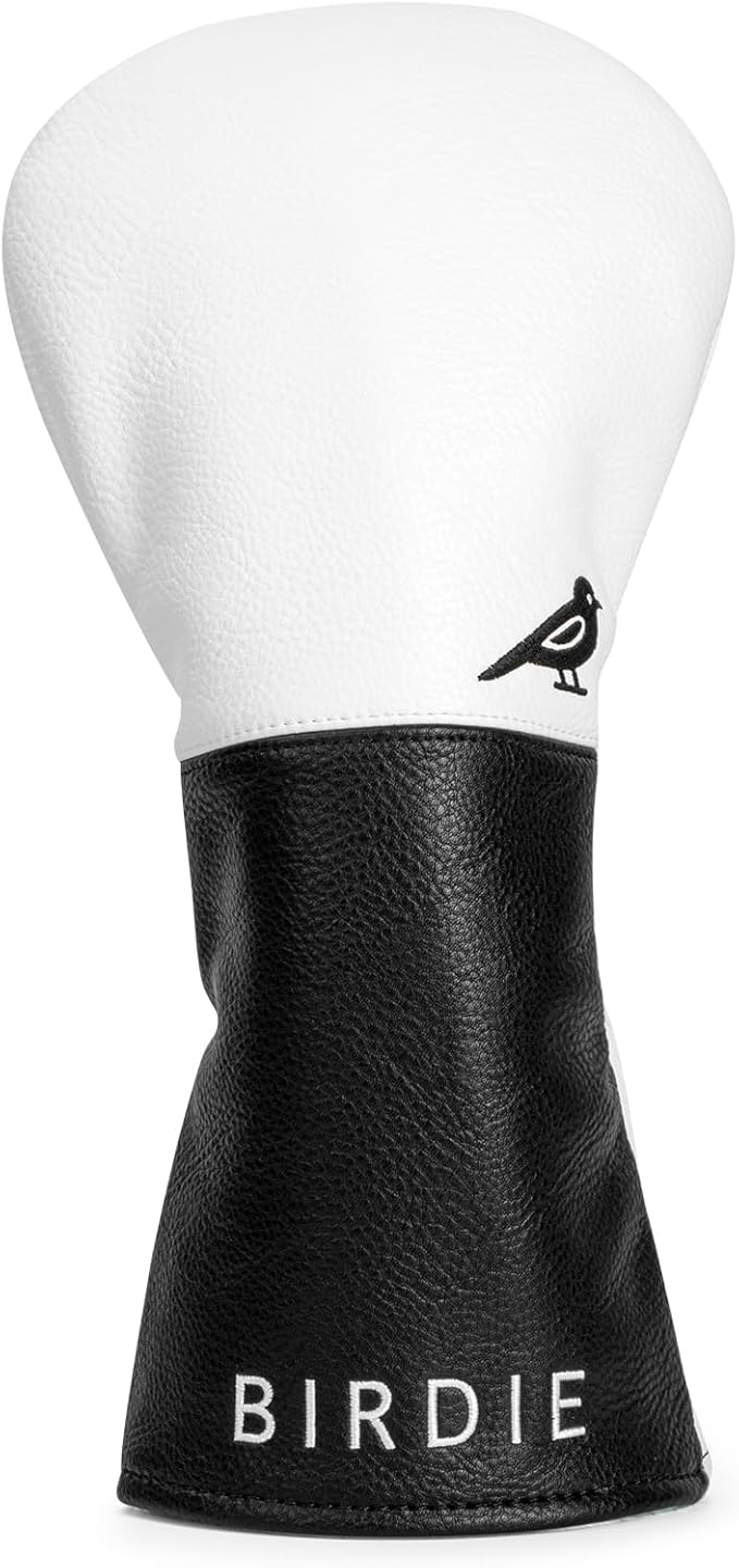 White Black Style Golf Driver, Fairway Woods & Hybrids Headcover Set