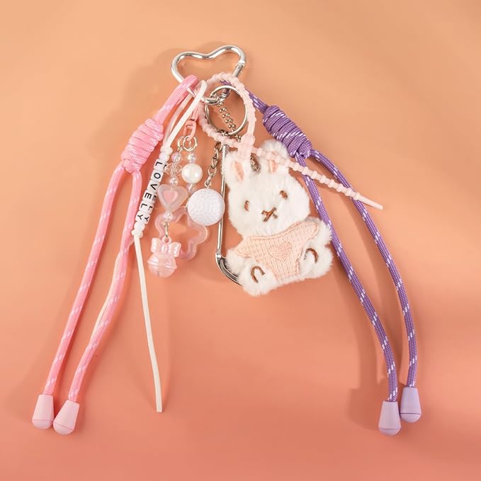 Georgie Porgy Bag Charms Keychains Handbag Accessories for Women Purse Backpack Sports Bag Pendant Cute Unique Gift for Girls