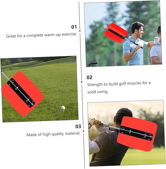 1pc Golf Swing Trainer Swing Practice Tool for Muscle Strengthening and Golf Skills Development Portable Design for Easy Use and Transport